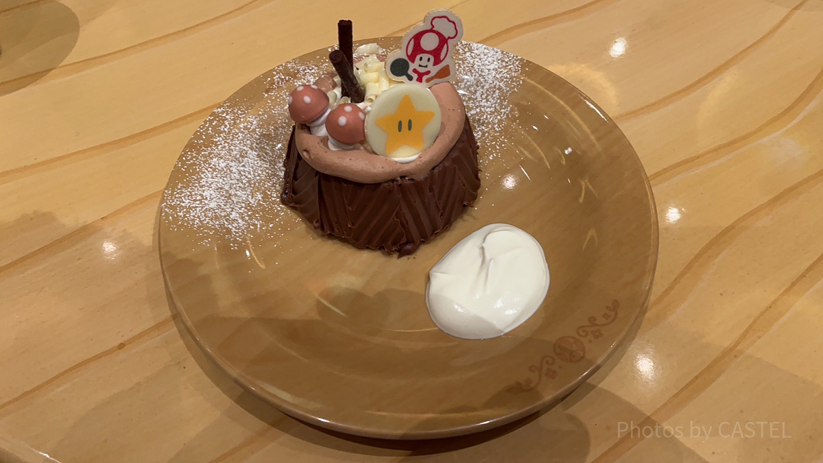 シェフ特製の切り株ケーキ ～チョコレート～