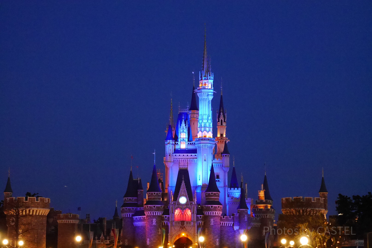 夜のシンデレラ城| キャステル | CASTEL ディズニー情報