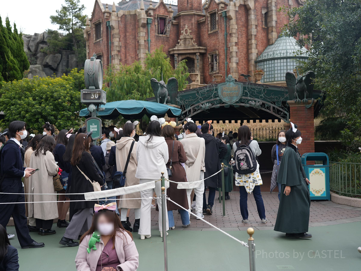ディズニーランドの混雑状況（2023年3月）