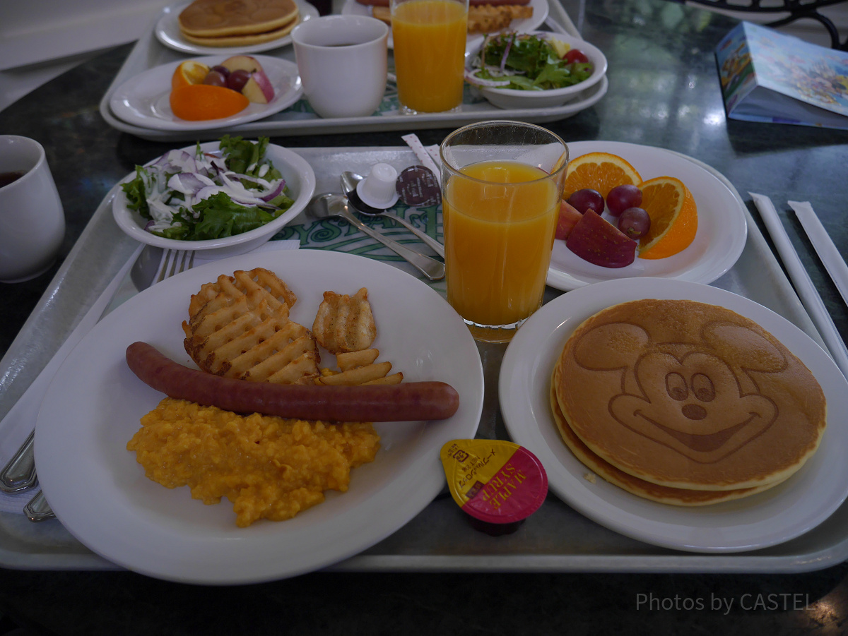 クリスタルパレスレストラン朝食メニュー