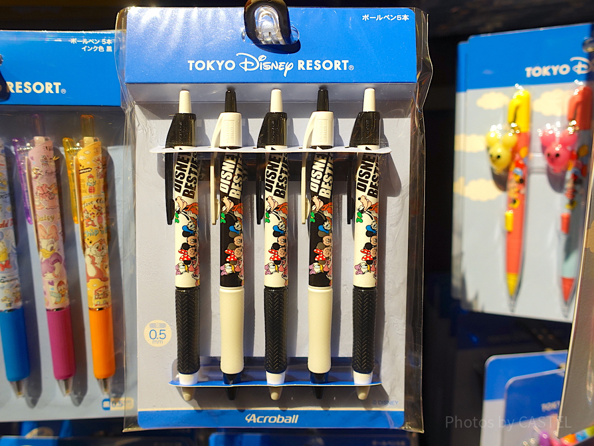 DISNEY BESTIESボールペン（5本）| キャステル | CASTEL ディズニー情報