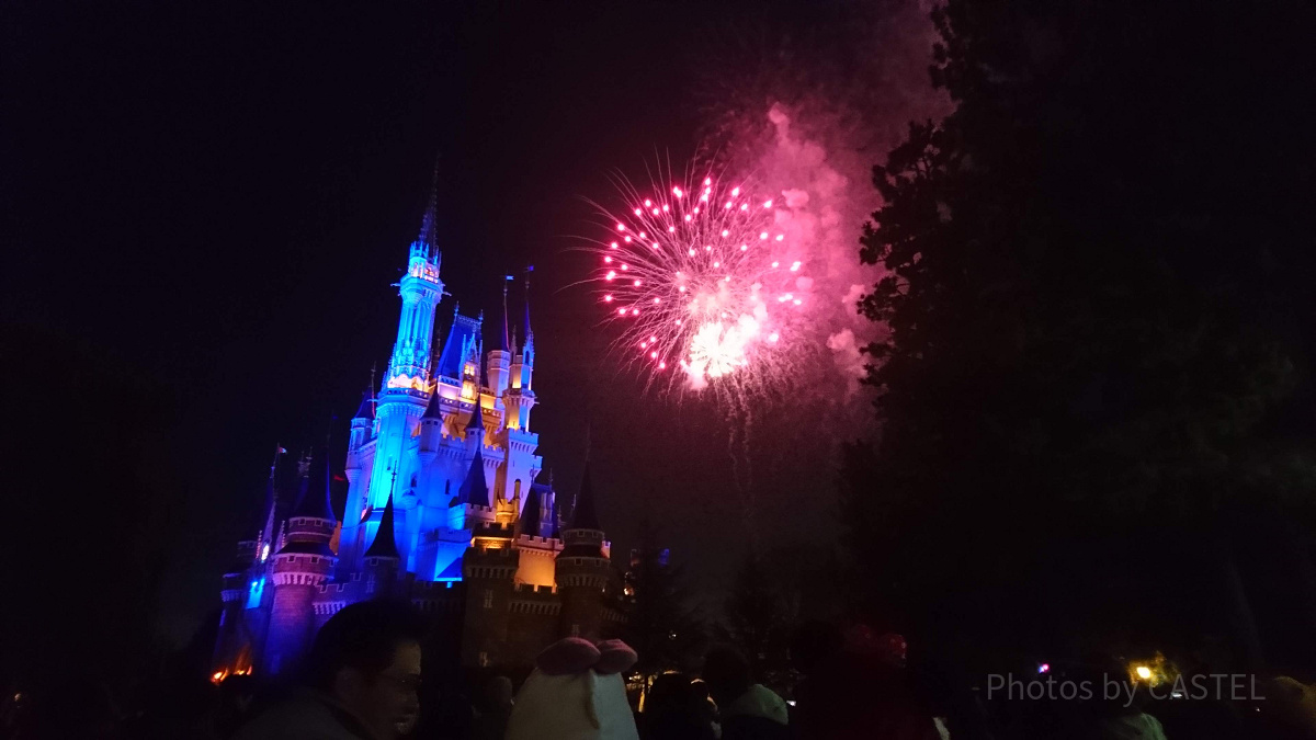 ディズニーの花火