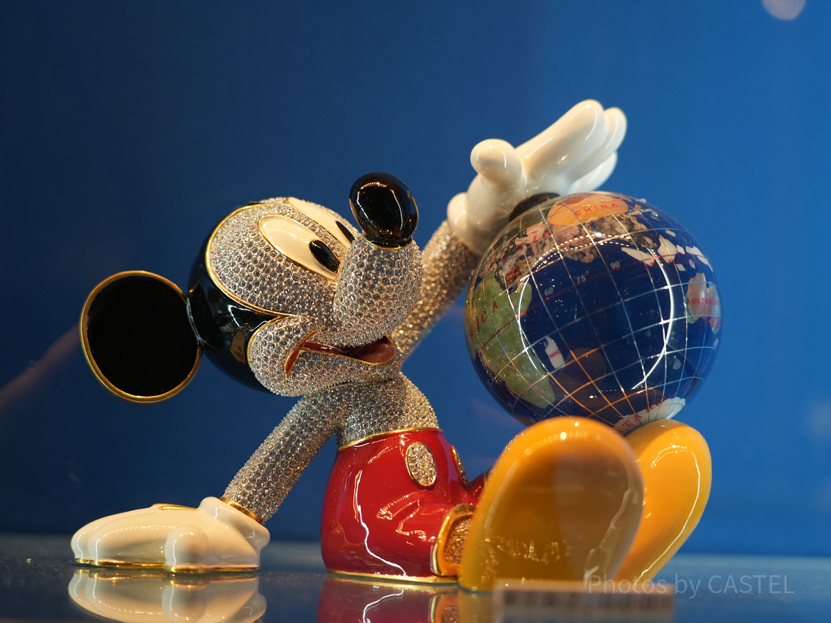 ディズニー 10周年 ミッキー ミッキーマウス インテリア 小物 置き物 ミッキーマウスの光る置物(東京ディズニーシー10周年) 東京ディズニー