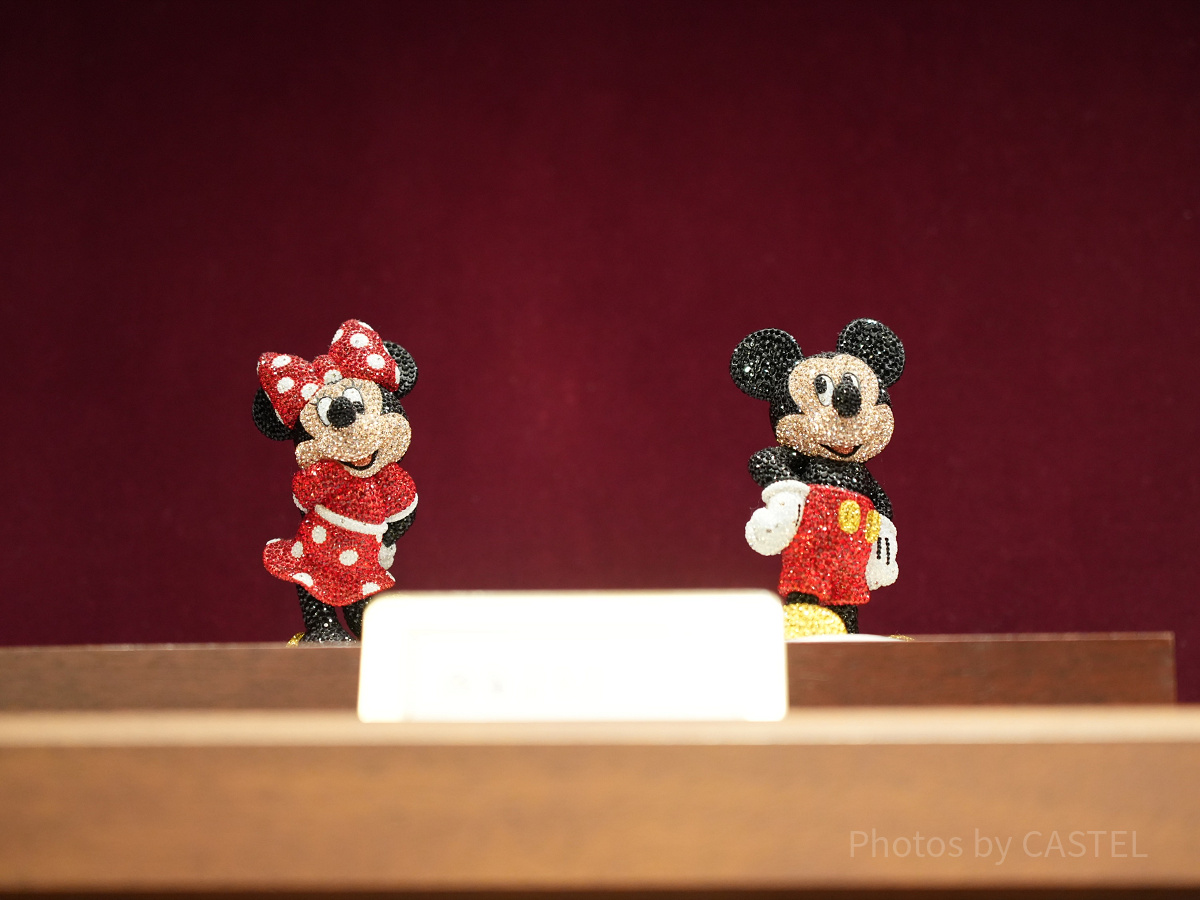 ディズニー高級お土産ランキング第9位：ミッキー／ミニー（クリスタル