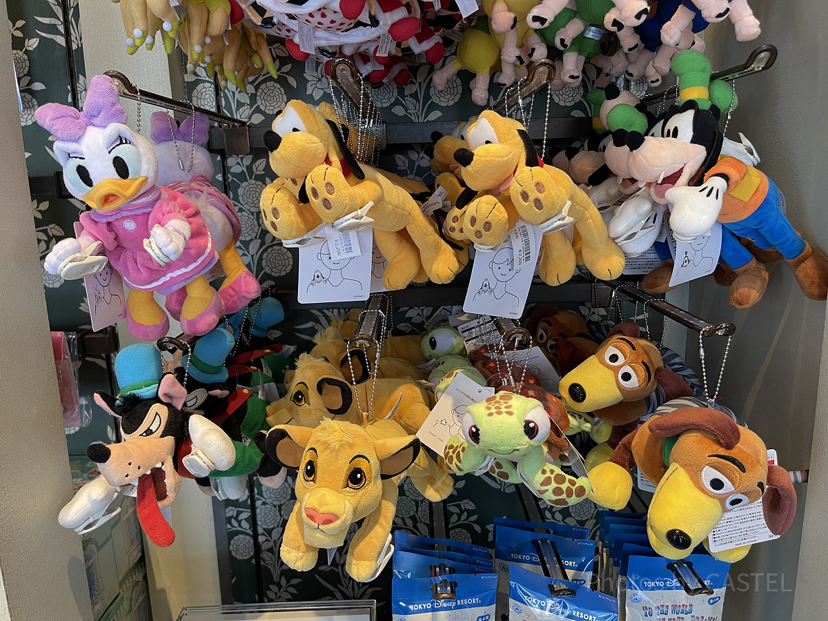 ディズニーの肩のせぬいぐるみ