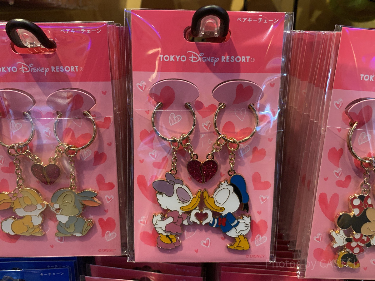 ドナルド＆デイジーキスペアキーチェーン| キャステル | CASTEL