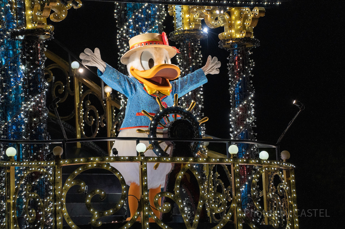 特大70cm！！ LEDクリスタル ドナルドダック イルミネーション LED