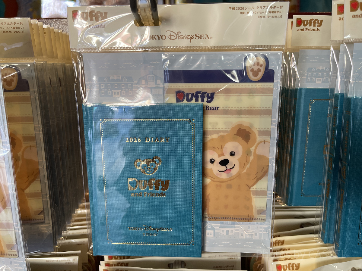 ダッフィー＆フレンズデザインの手帳