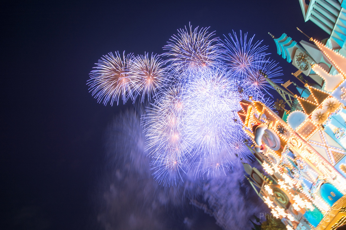 ディズニーランドの花火