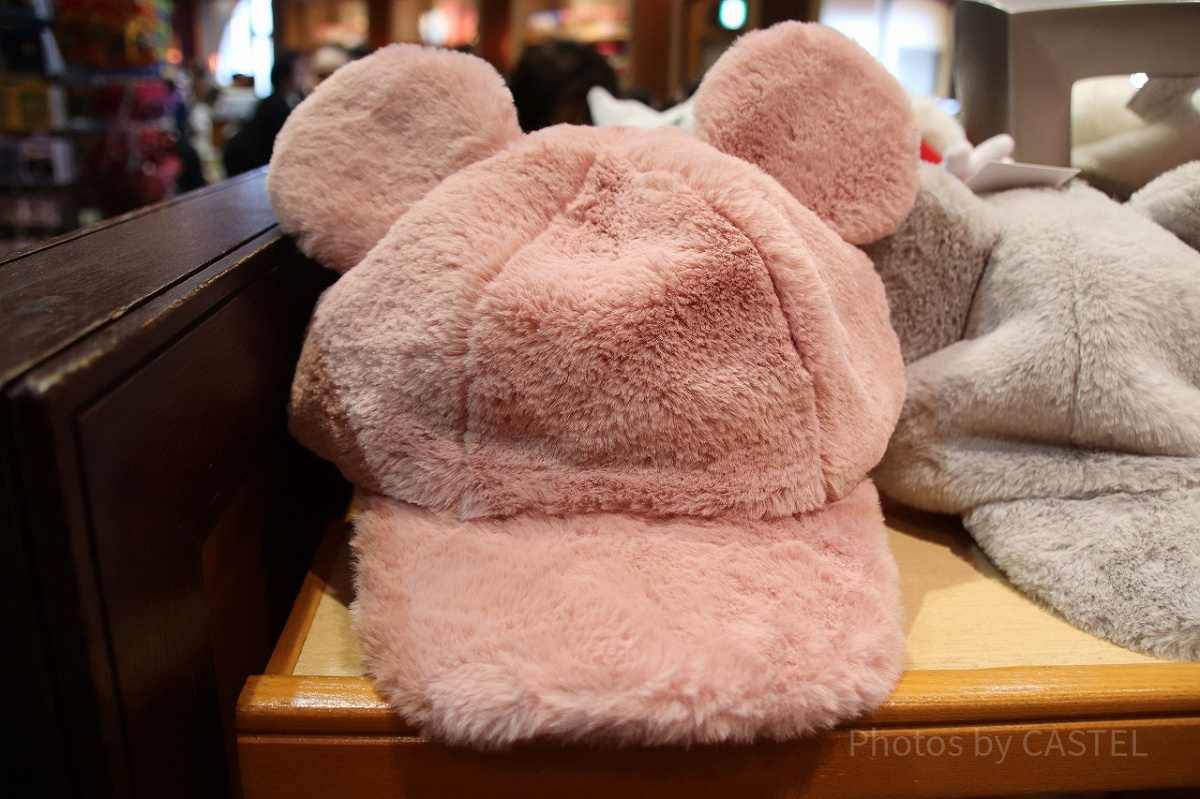 もこもこミッキーキャップ（ピンク）| キャステル | CASTEL ディズニー情報