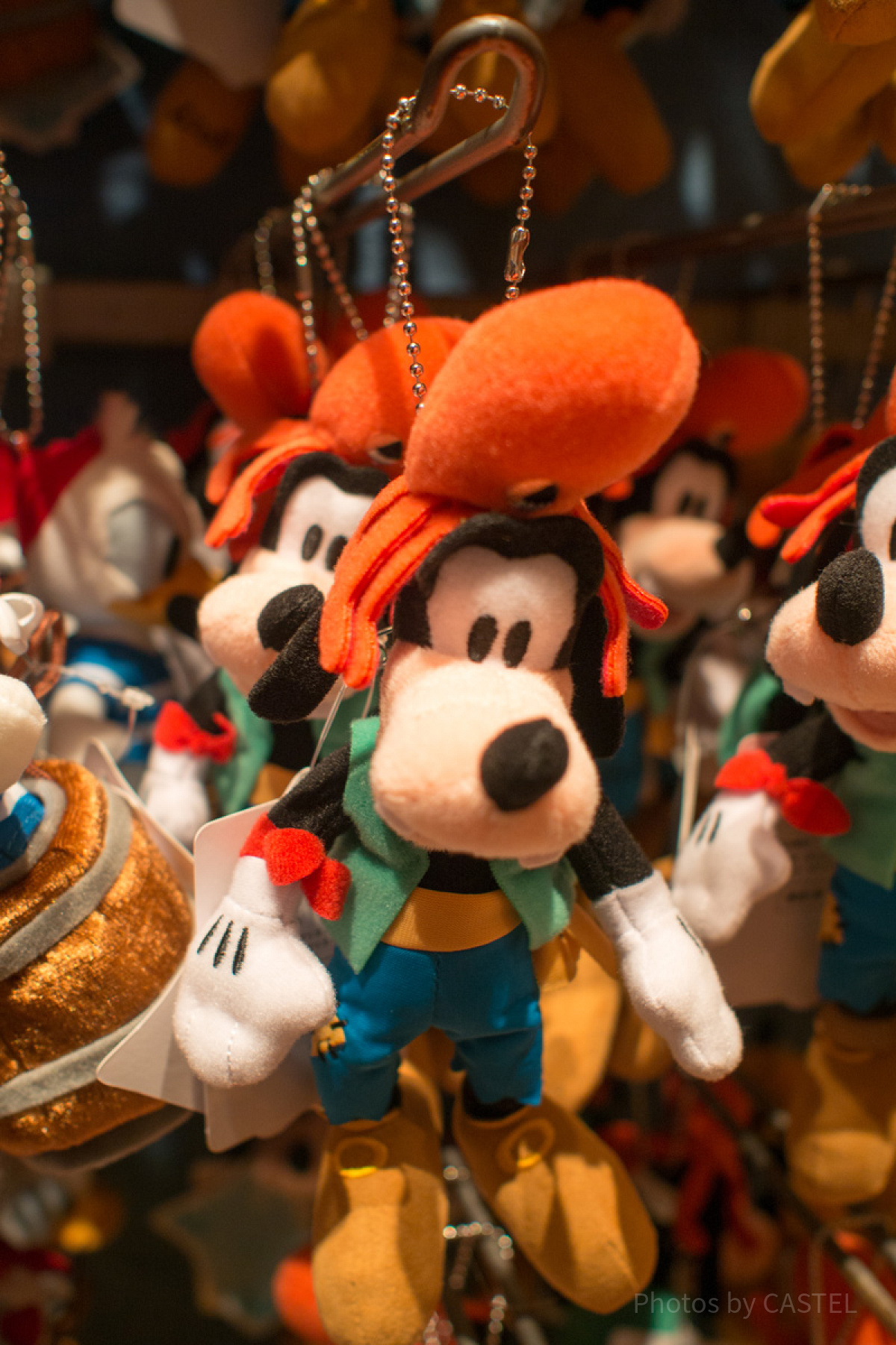 ♪TDL グーフィー ぬいぐるみバッジ&ストラップ 10個セット♪ Disney グーフィー ぬいぐるみバッジ 東京ディズニーランド 33