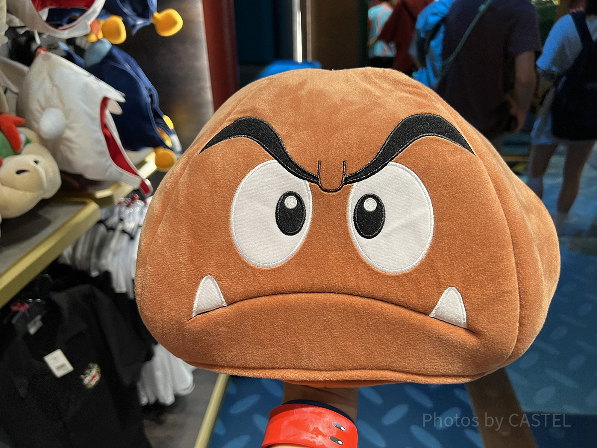 ぬいぐるみハット　クリボー、クッパ、ぷくぷく、テレサ クリボーのぬいぐるみハット| キャステル | CASTEL ディズニー情報