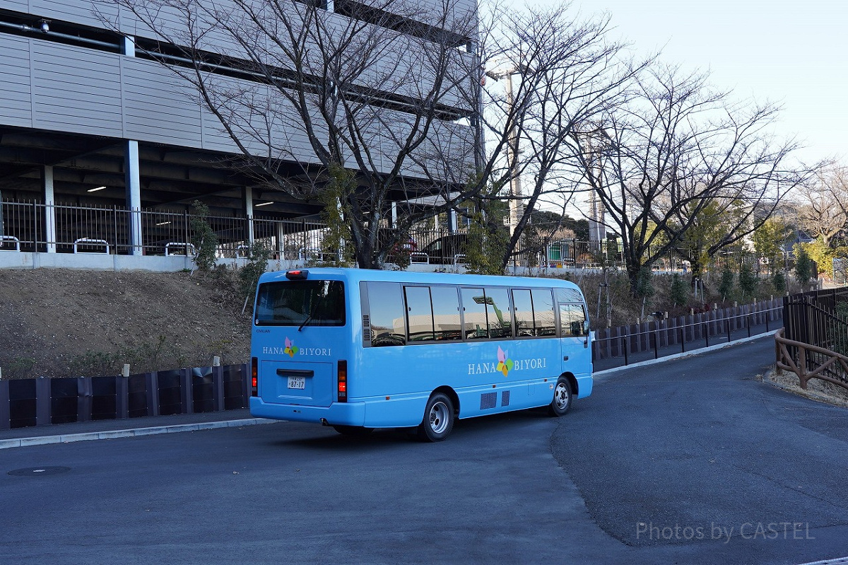 HANA・BIYORIの無料シャトルバス