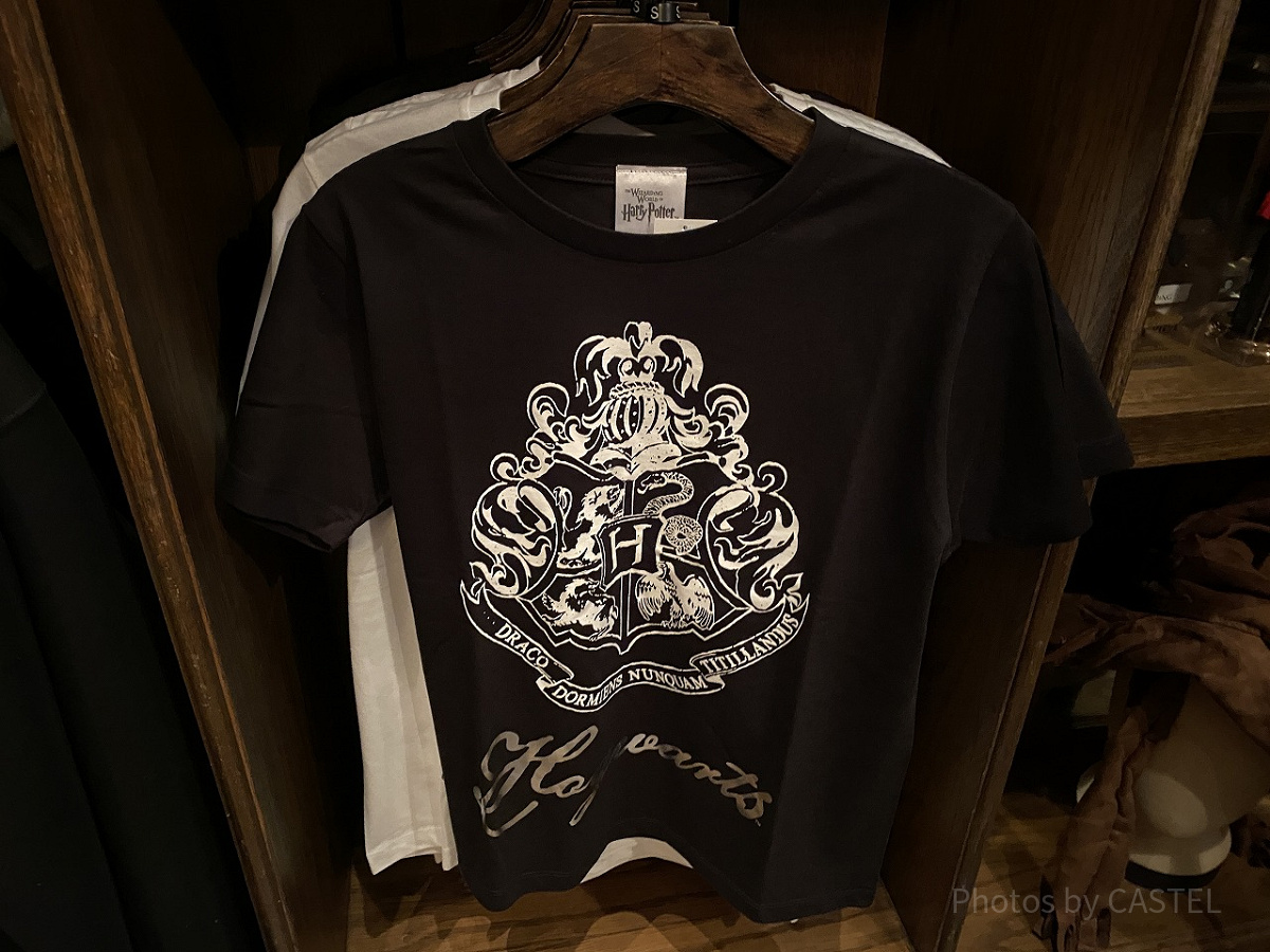 ホグワーツ紋章Tシャツ（黒）