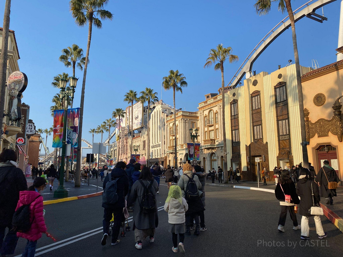 ハリウッド大通り（2023年1月8日撮影）