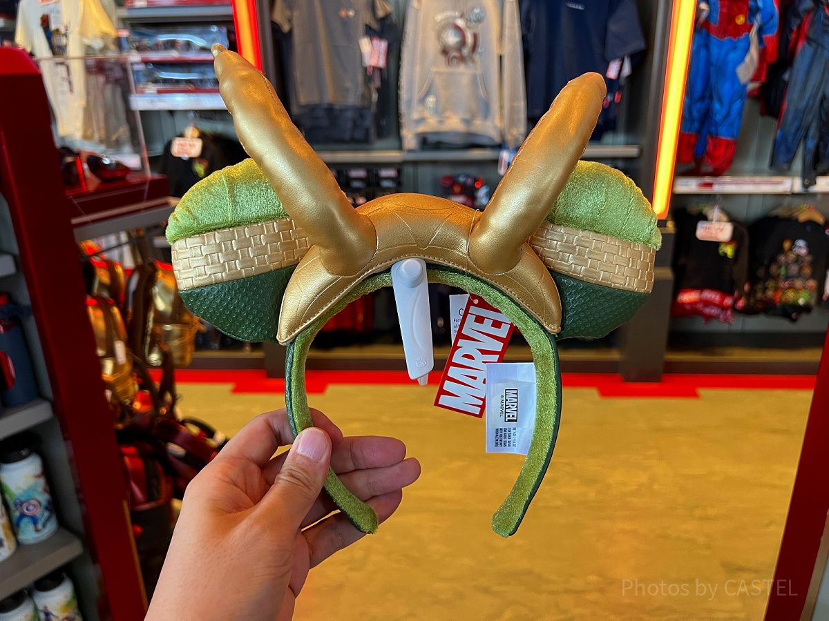 香港ディズニーマーベルグッズ：ロキのカチューシャ| キャステル