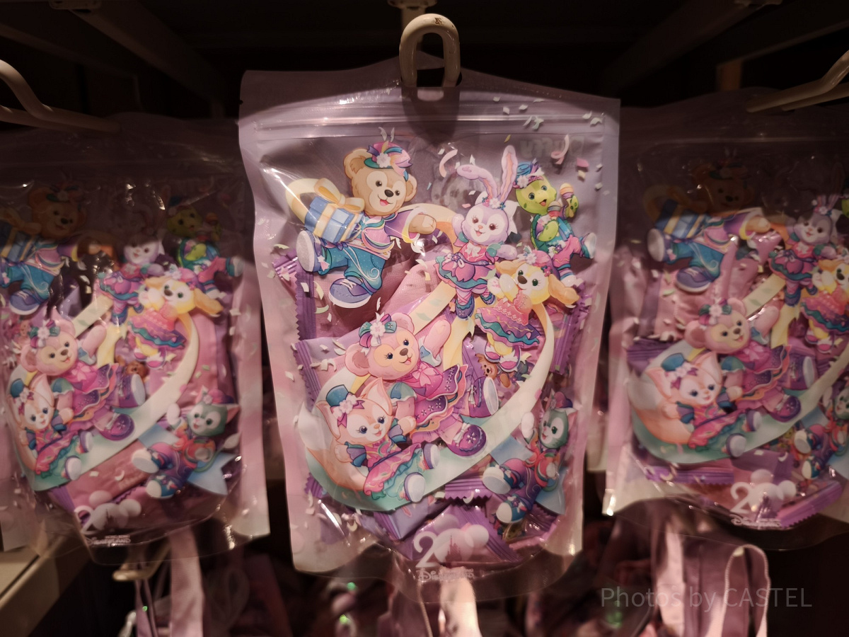 香港ディズニー20周年「ダッフィー＆フレンズ・グランドセレブレーショングッズ」：アソーテッドスナック