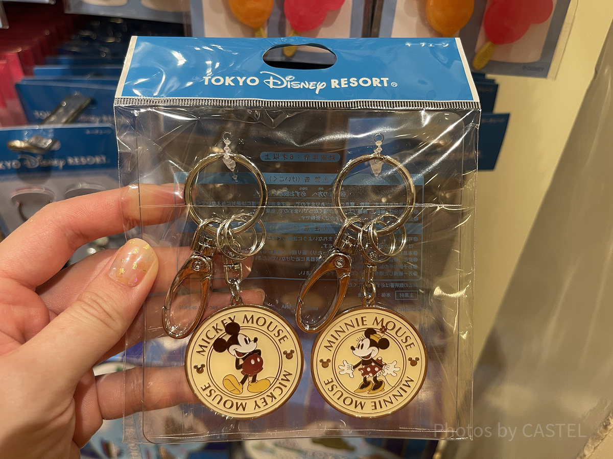 キーチェーン（ミッキー＆ミニー）| キャステル | CASTEL ディズニー情報