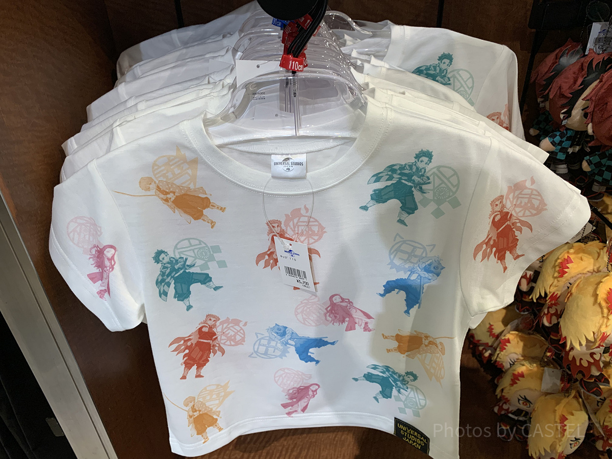 キッズTシャツ（USJ鬼滅の刃グッズ2024）| キャステル | CASTEL