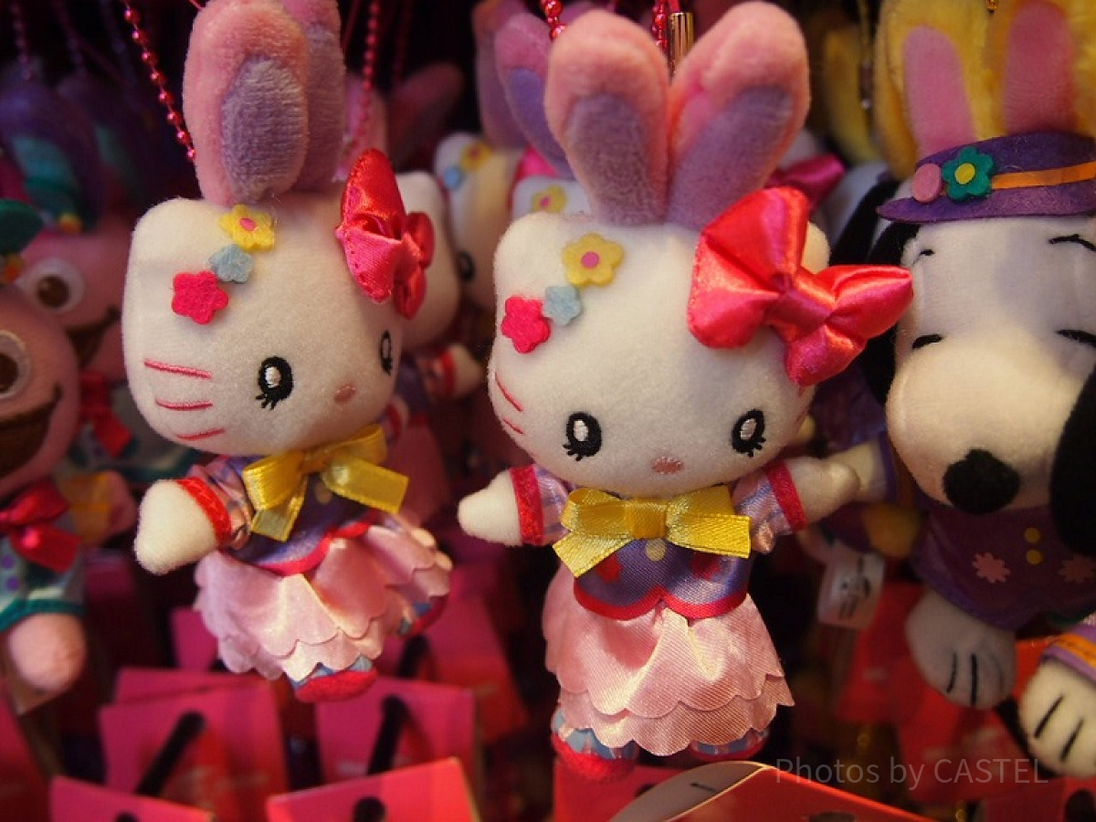 キティうさ耳ストラップ| キャステル | CASTEL ディズニー情報