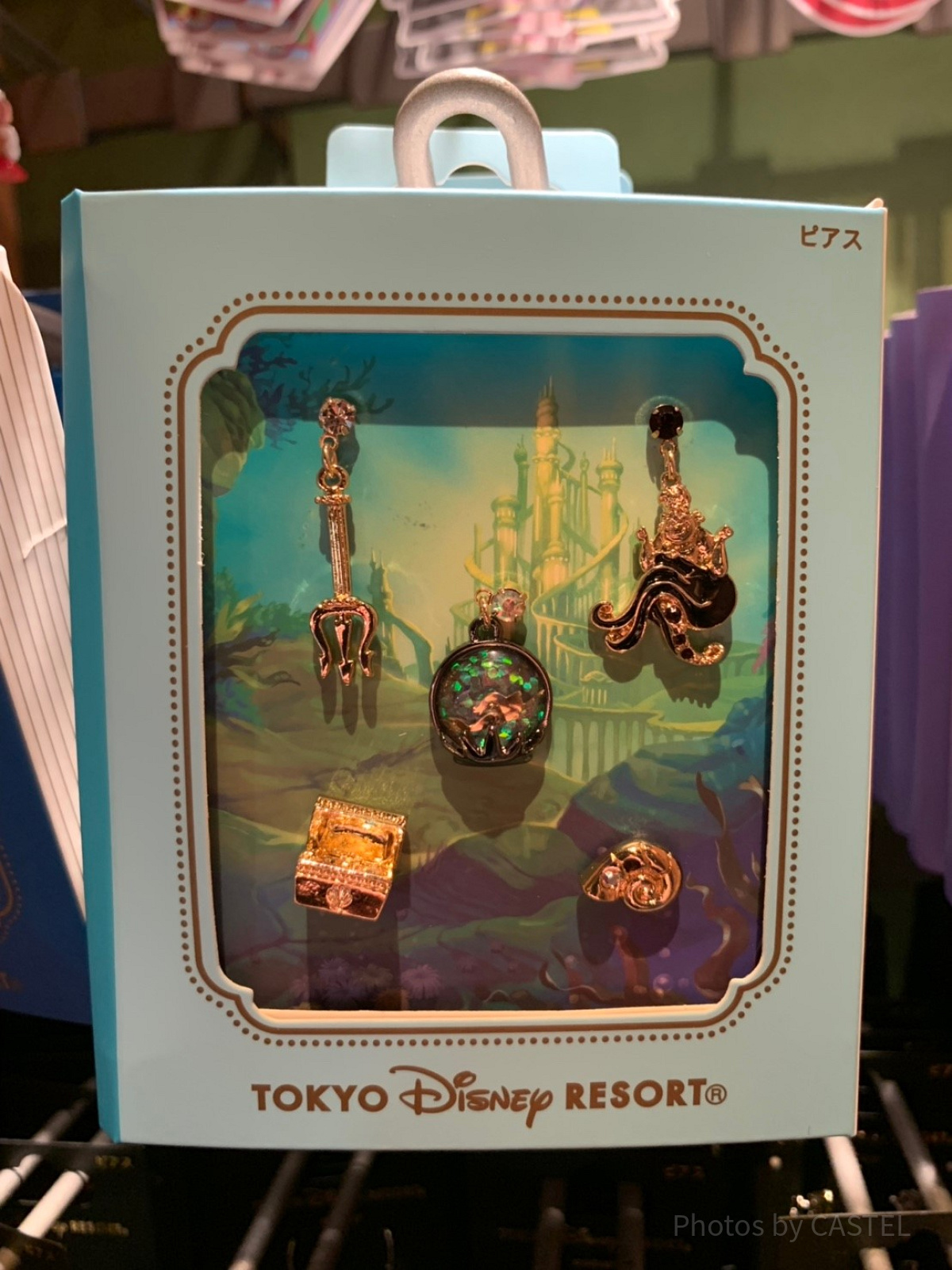 【レア】ディズニーモール限定　リトルマーメイド&スティッチ　ピン レア】ディズニーモール限定 リトルマーメイド&スティッチ ピン