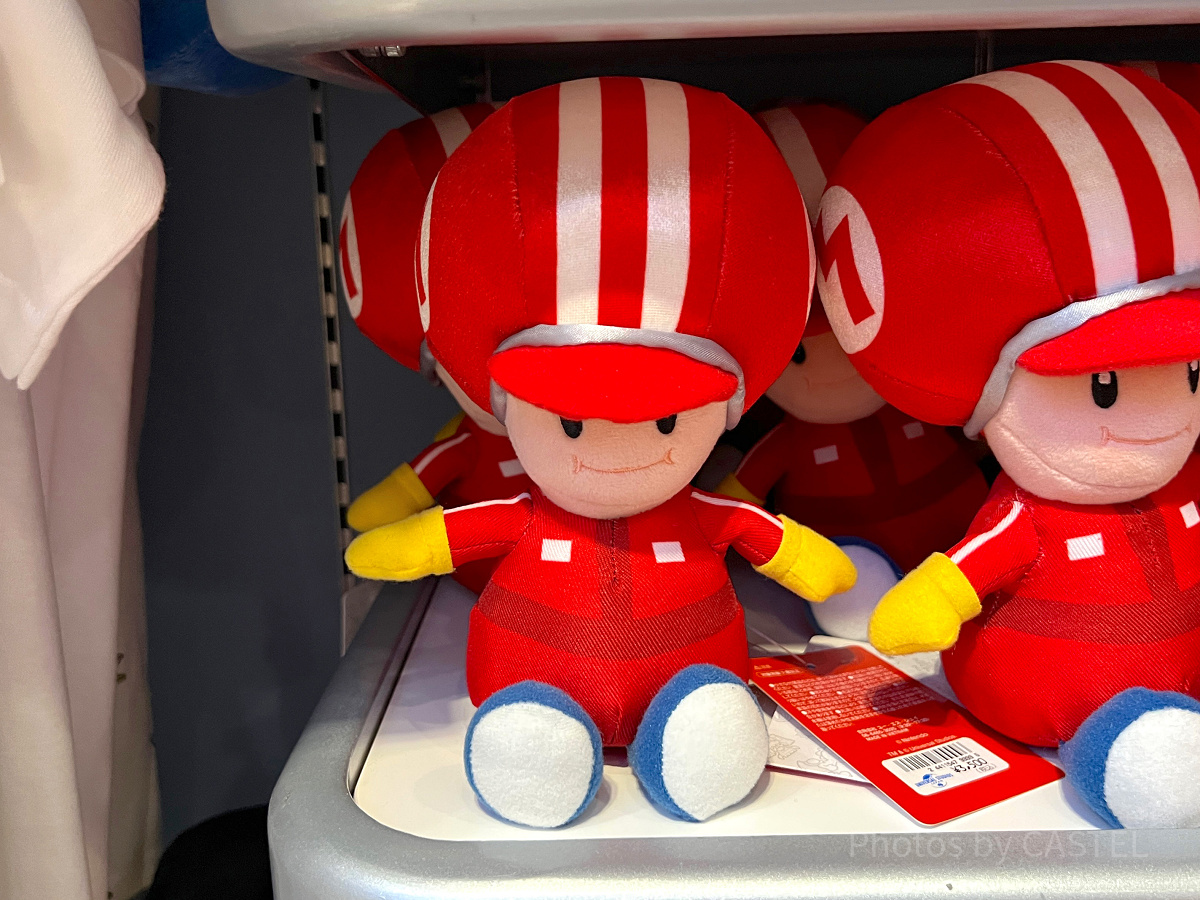 マリオカートキノピオのぬいぐるみ（ユニバキノピオグッズ