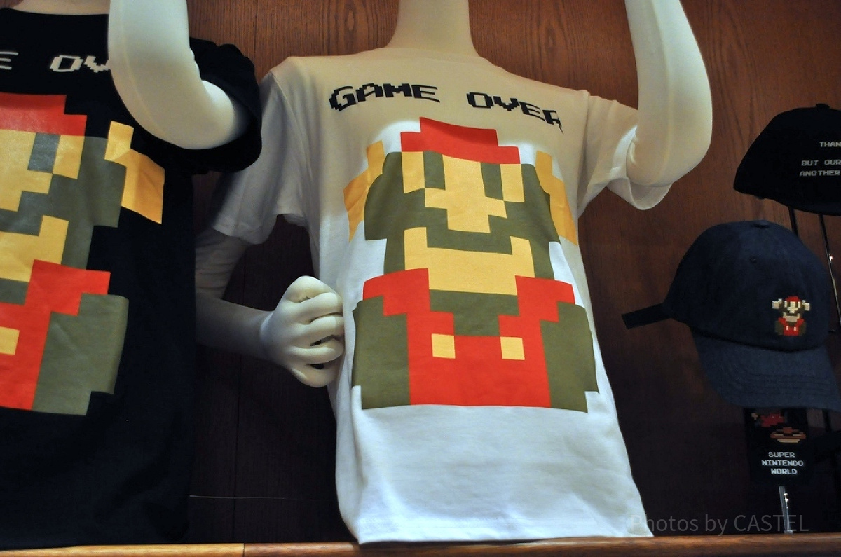 マリオのゲームオーバーTシャツ（ホワイト）