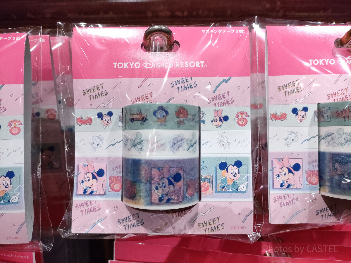 ディズニーSWEET TIMESグッズ:マスキングテープセット| キャステル ディズニーSWEET TIMESグッズ:マスキングテープセット| キャステル