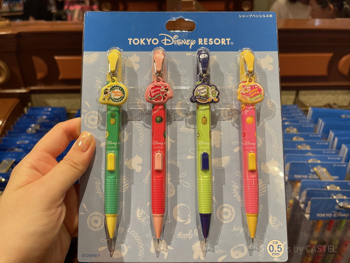 シャープペンシルセット（ディズニー夏のフルーツグッズ）| キャステル