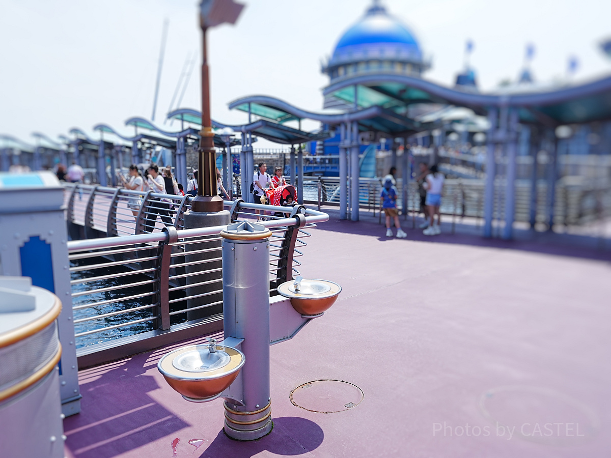 ディズニーの水飲み場