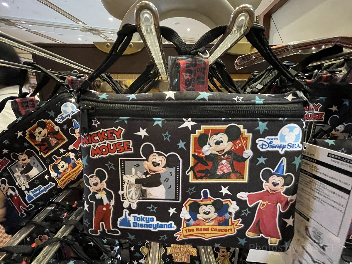 ミッキーのカメラストラップ＆ポーチ