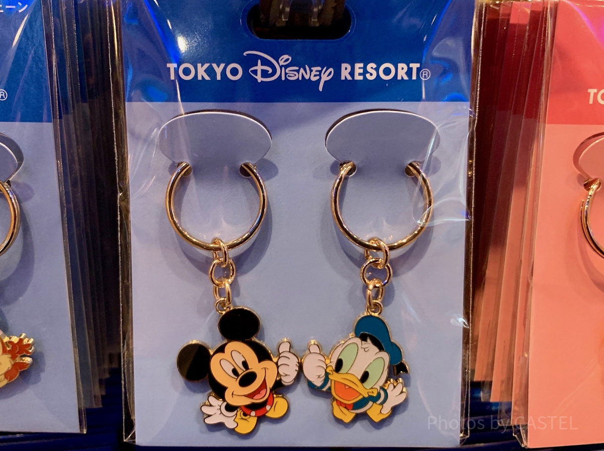ミッキー＆ドナルドのペアキーチェーン| キャステル | CASTEL