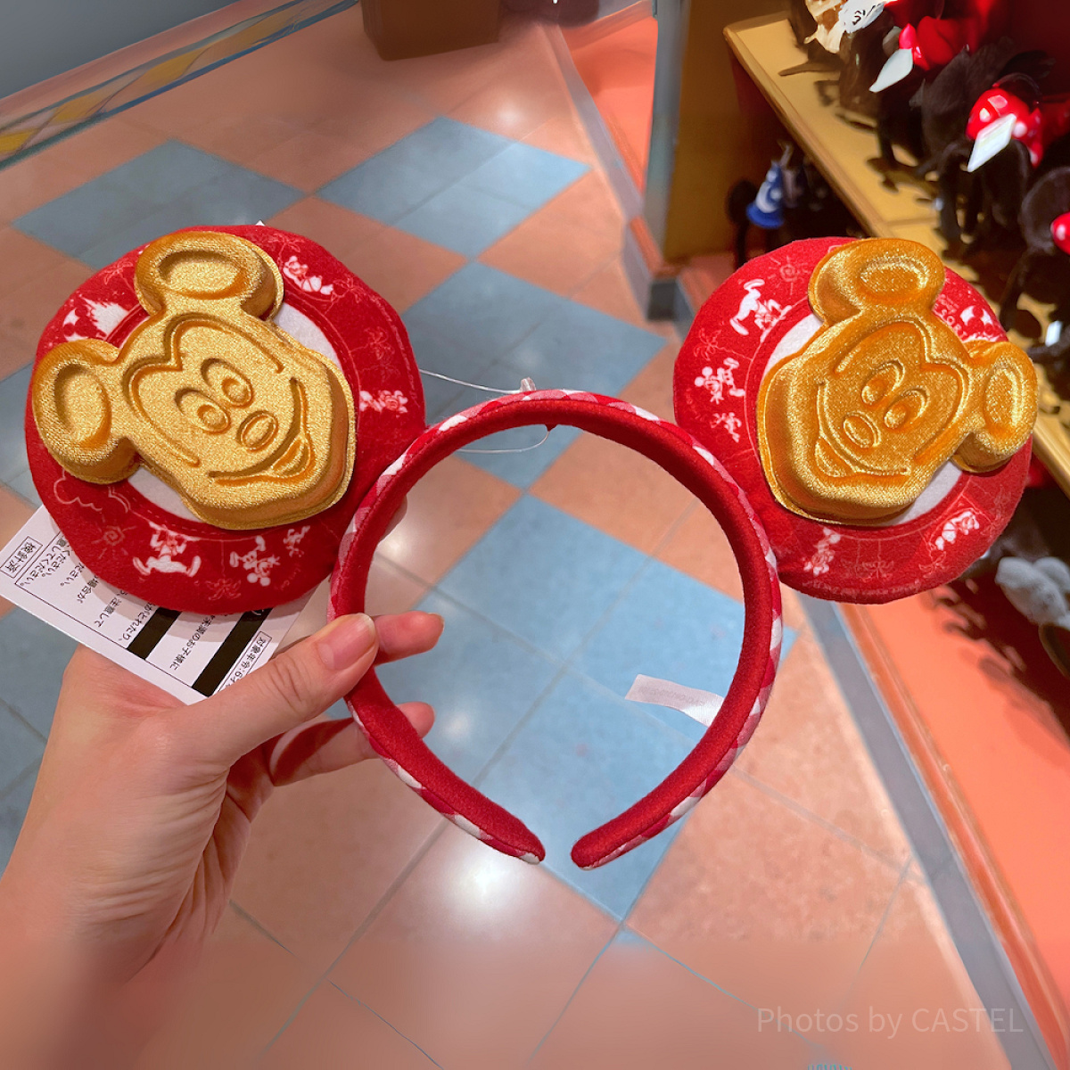 ディズニー ワッフル カチューシャ 香港ディズニーランド ミッキーワッフルカチューシャ| キャステル | CASTEL ディズニー情報