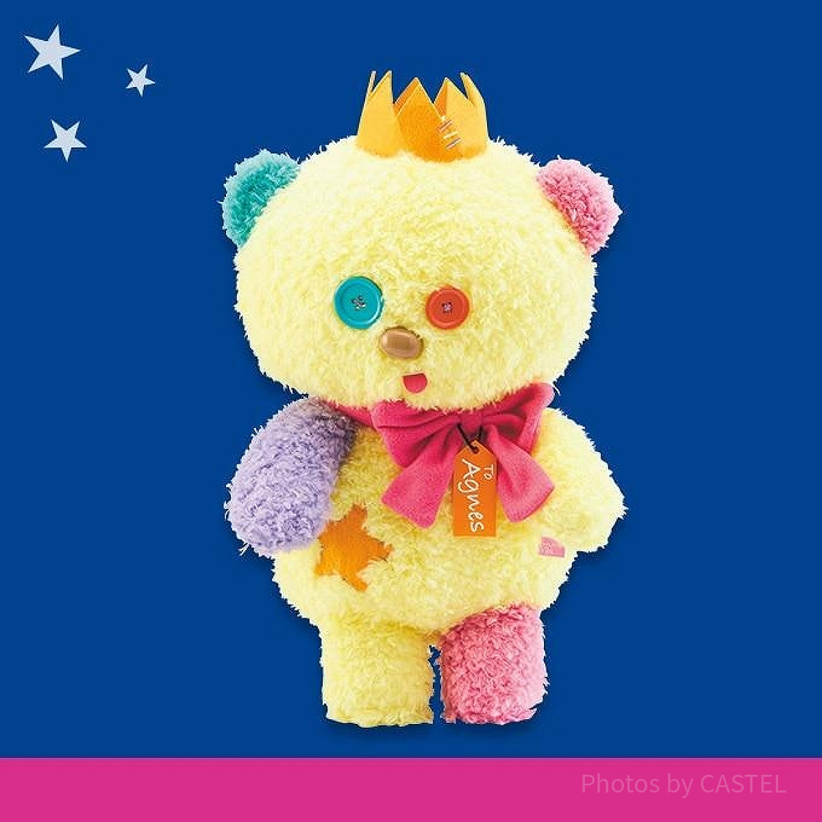 ミニオン「ティム」のハンドウォーマー（カラフル）| キャステル