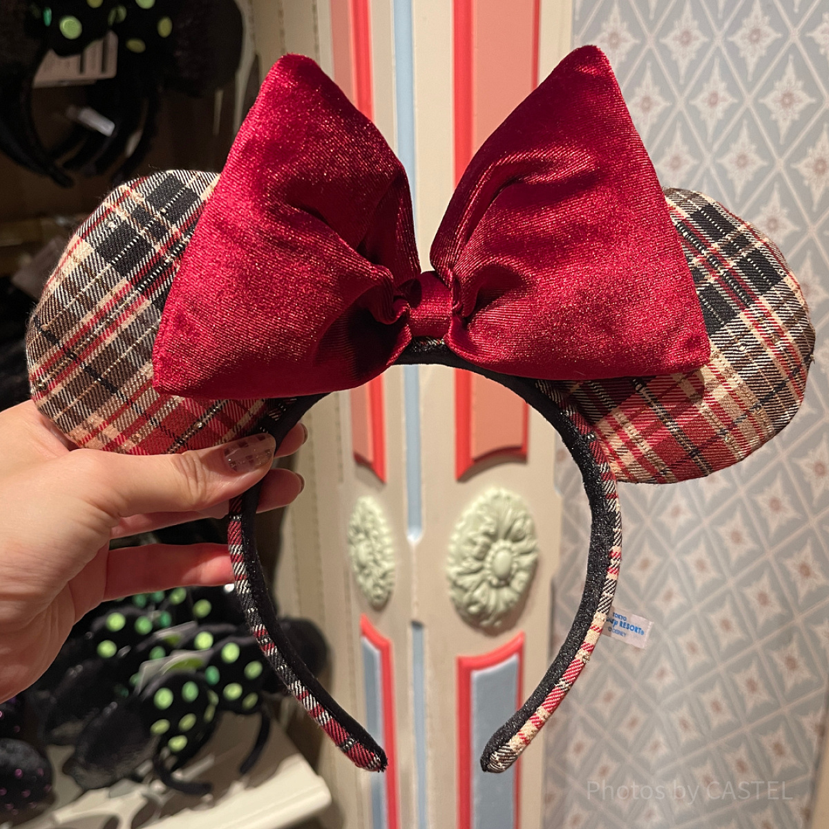 ミニーマウス カチューシャ チェック柄 東京ディズニーリゾート ミニー カチューシャ チェック柄 - メルカリ