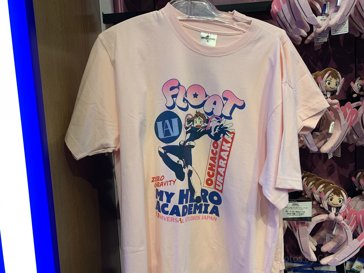 お茶子Tシャツ（USJ×ヒロアカグッズ）