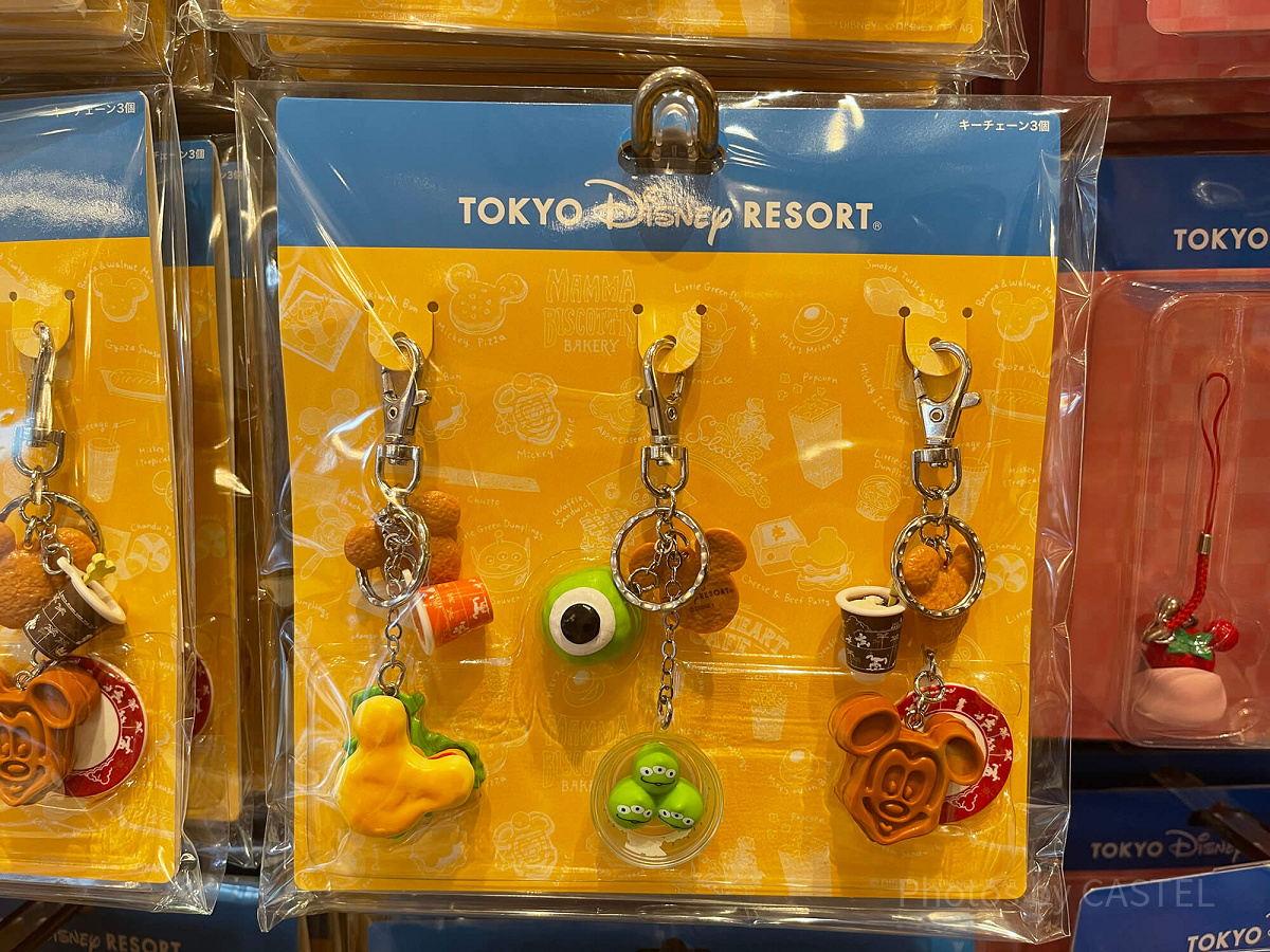 ディズニー パークフード キーチェーン 4個セット