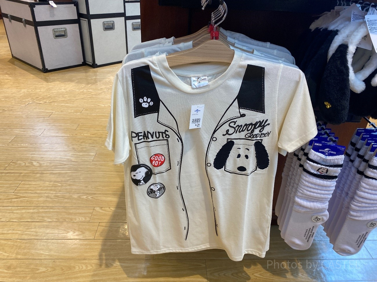 ピーナッツシャツ風Tシャツ
