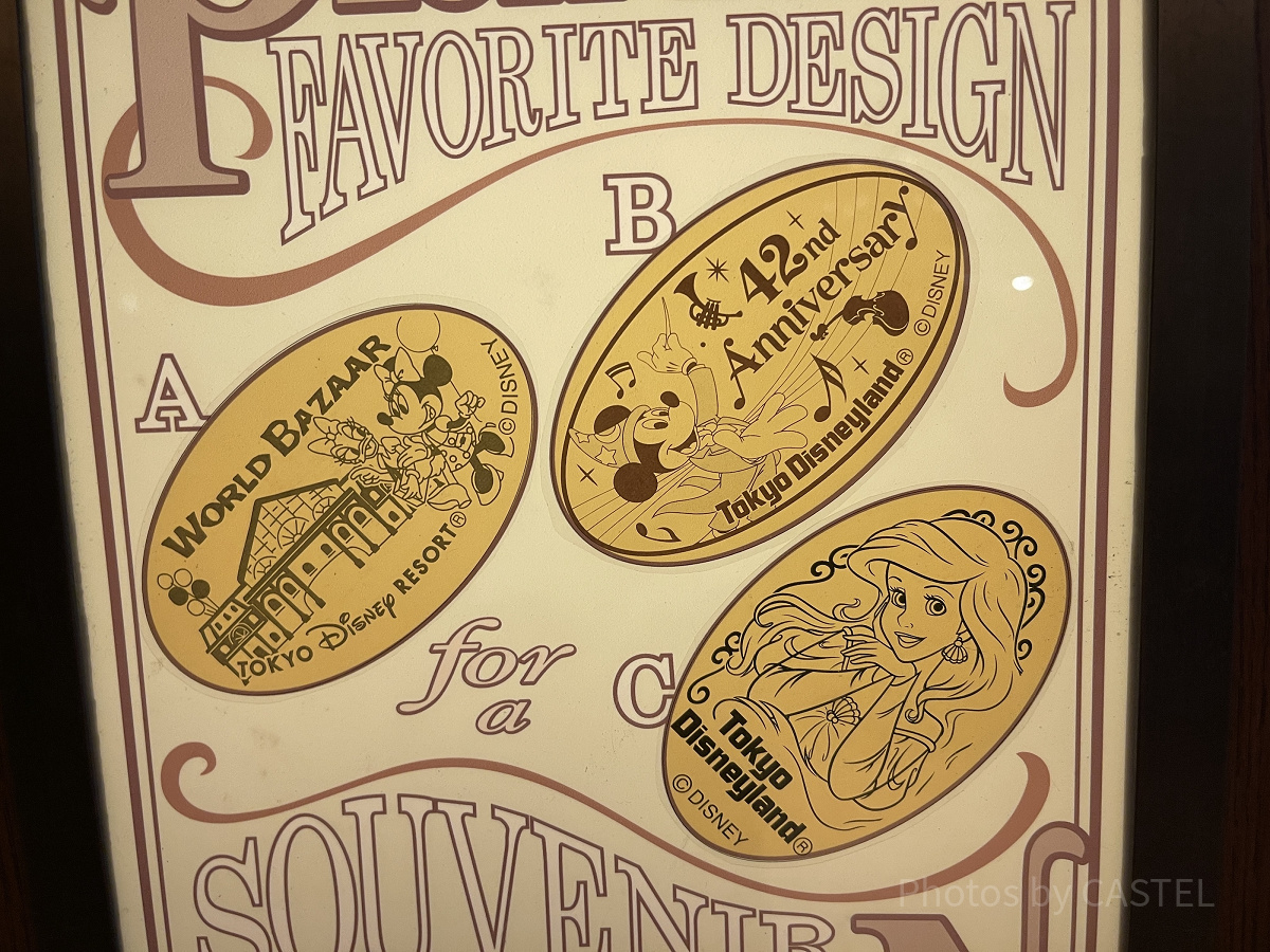 ペニー　　ディズニー　ワールド　フロリダ　アーケード　スーベニアメダル ペニーアーケードのスーベニアメダル（2025年11月）| キャステル