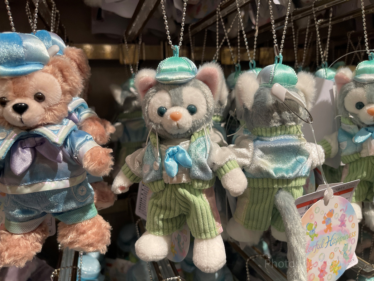 ぬいぐるみバッジ(ダッフィー20周年カラフルハピネスグッズ)