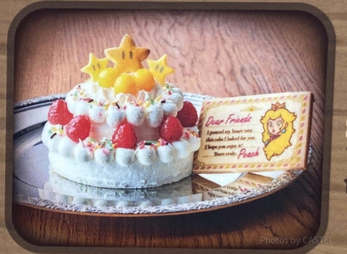 ピーチ姫のケーキ