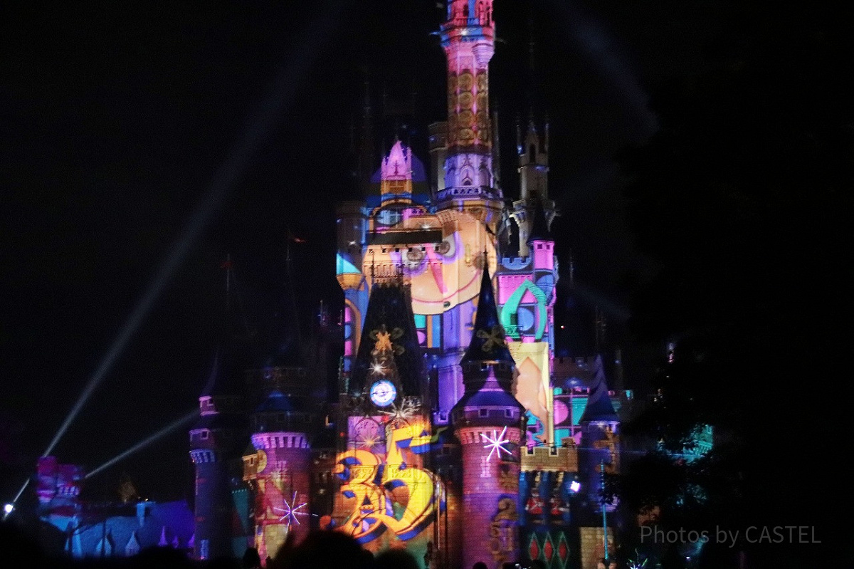 プロジェクションマッピング「Celebrate！Tokyo Disneyland」
