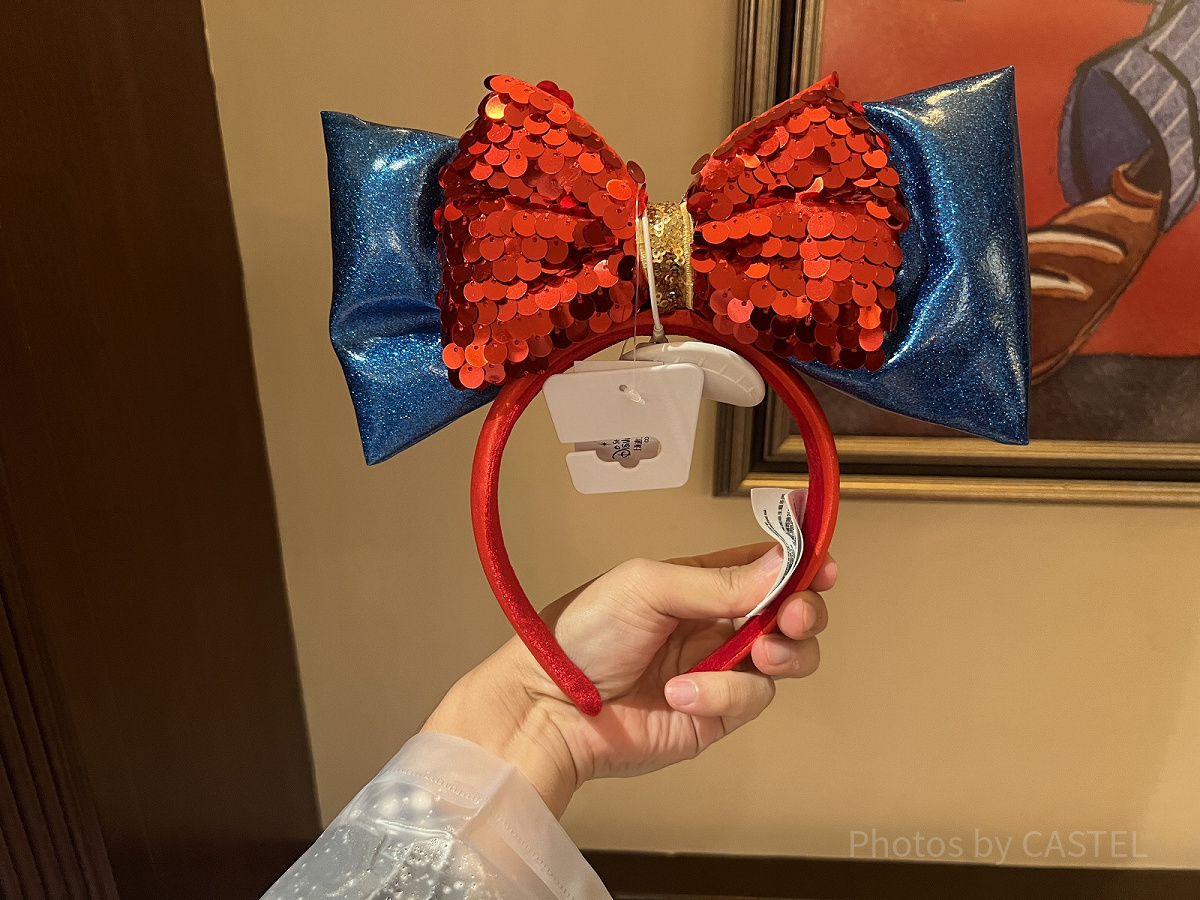 上海ディズニーカチューシャ：白雪姫リボン風カチューシャ| キャステル