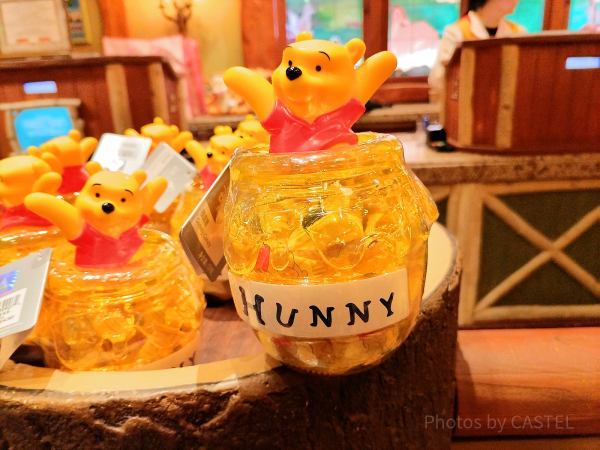 上海ディズニーくまのプーさんグッズ：グミキャンディーとはちみつの
