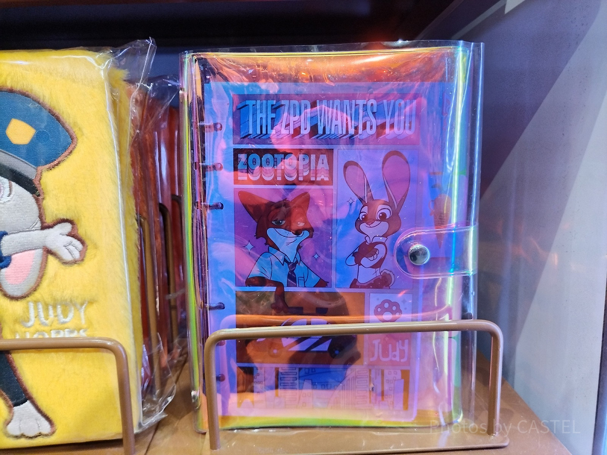 上海ディズニーズートピアグッズ：クリアファイル| キャステル