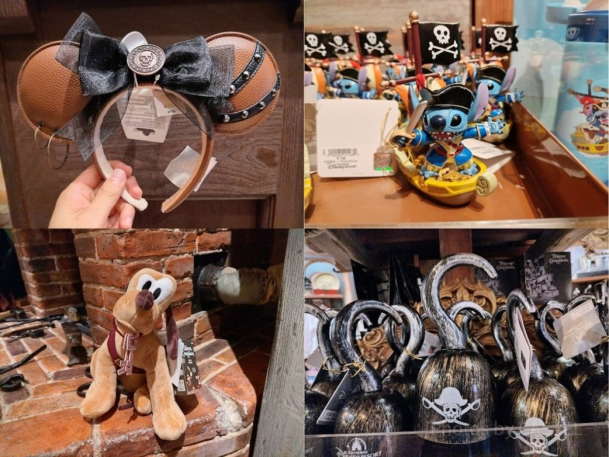 上海ディズニーランドのカリブの海賊グッズ