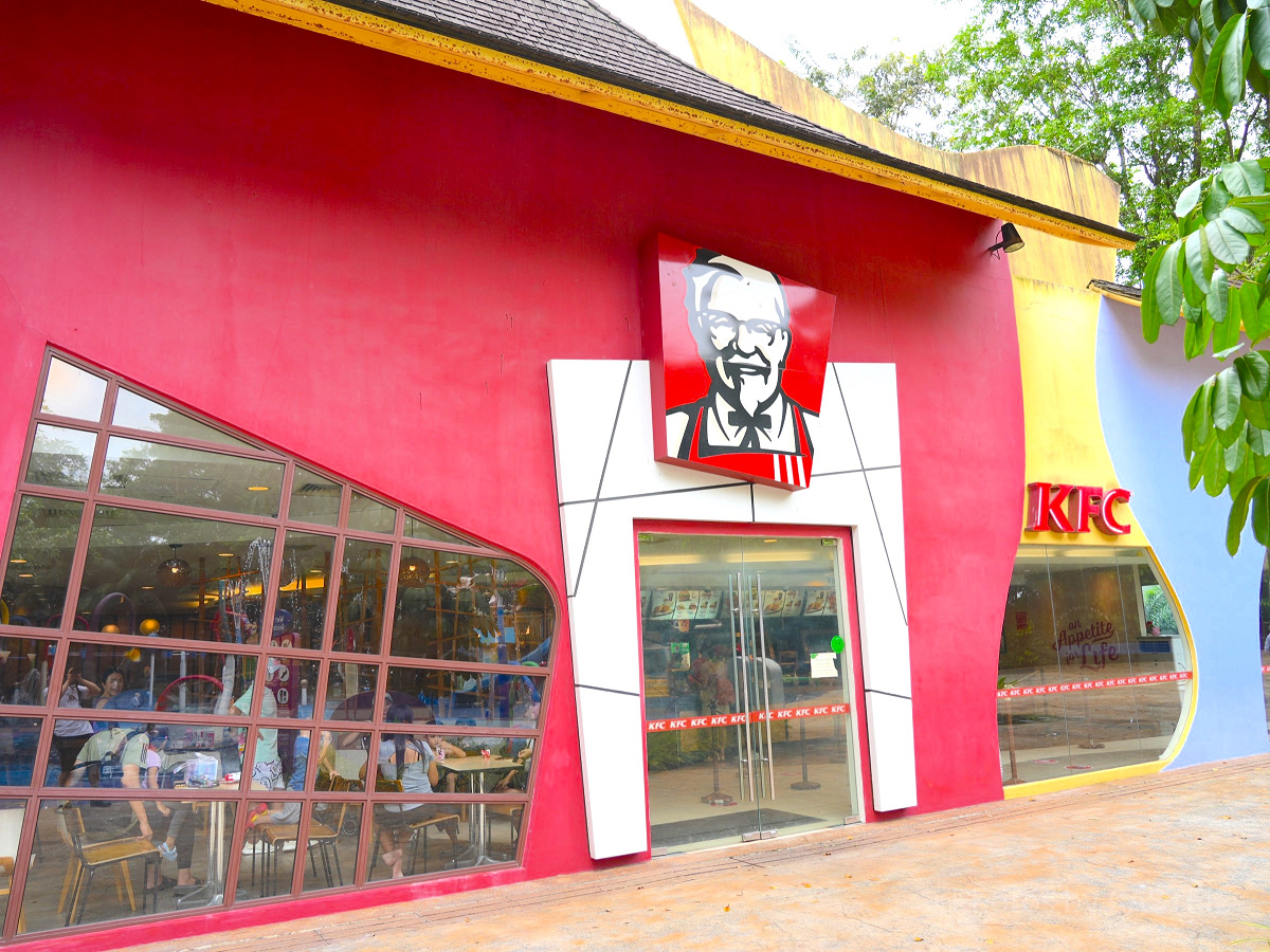 シンガポール動物園：ケンタッキーフライドチキン（KFC）