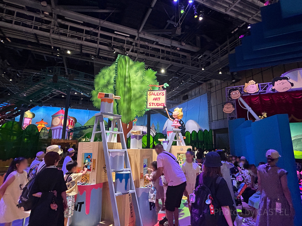 スヌーピースタジオのプレイランドの様子