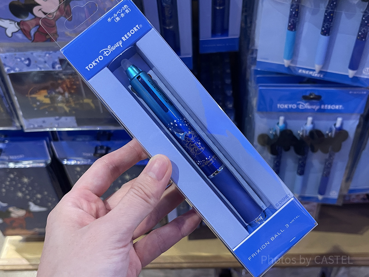 ソーサラーミッキーの多色ボールペン〈フリクションボール3メタル〉(3