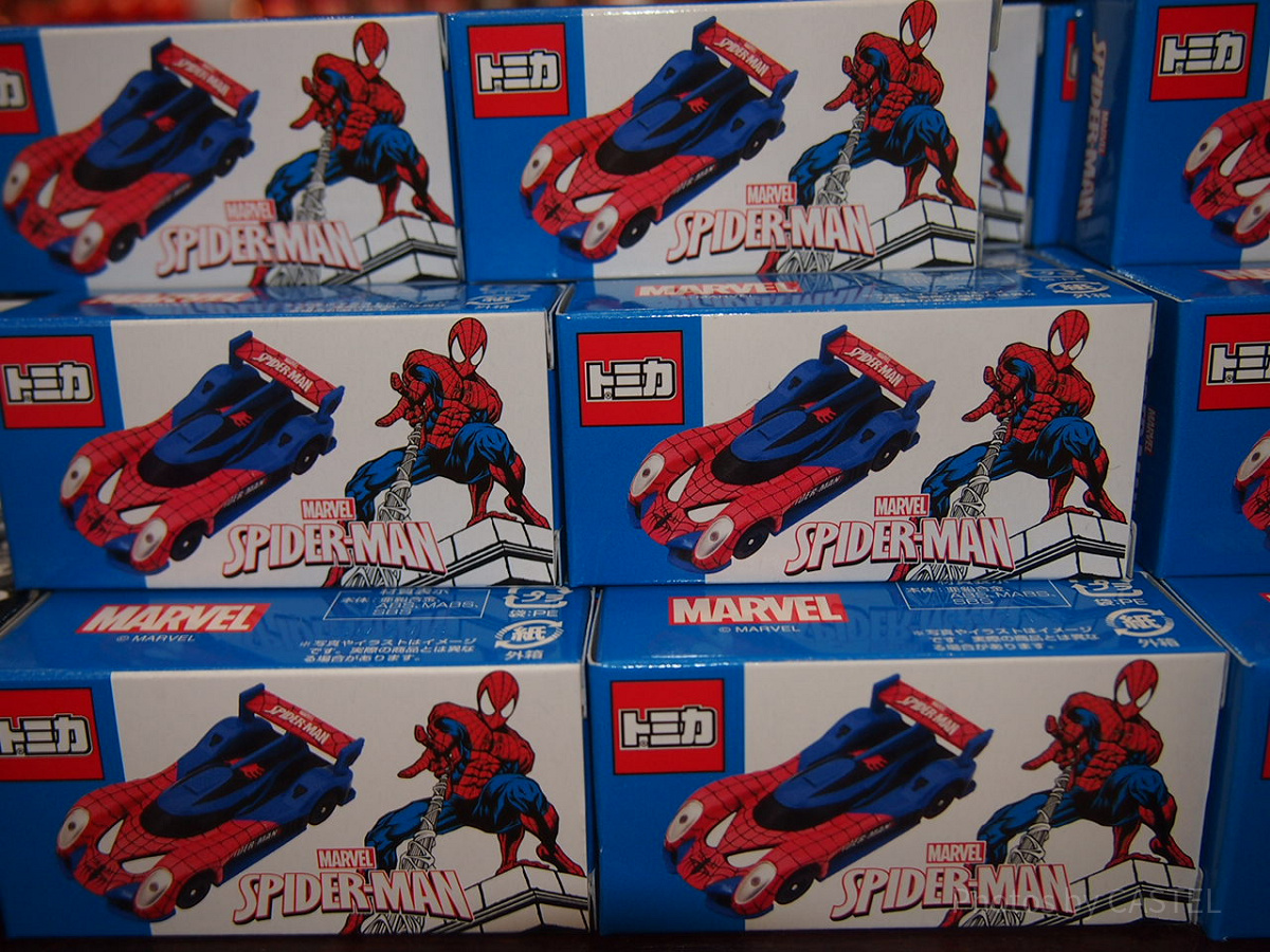 スパイダーマンのトミカ